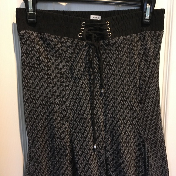 Lapis Tie Front Circle Skirt - Picture 5 of 9